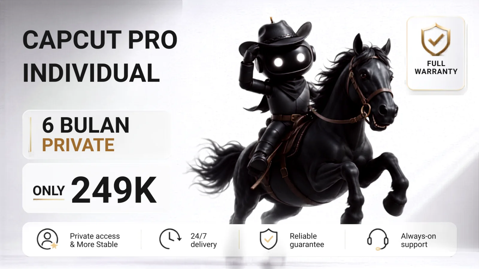 Pratinjau Capcut Pro 6 Bulan