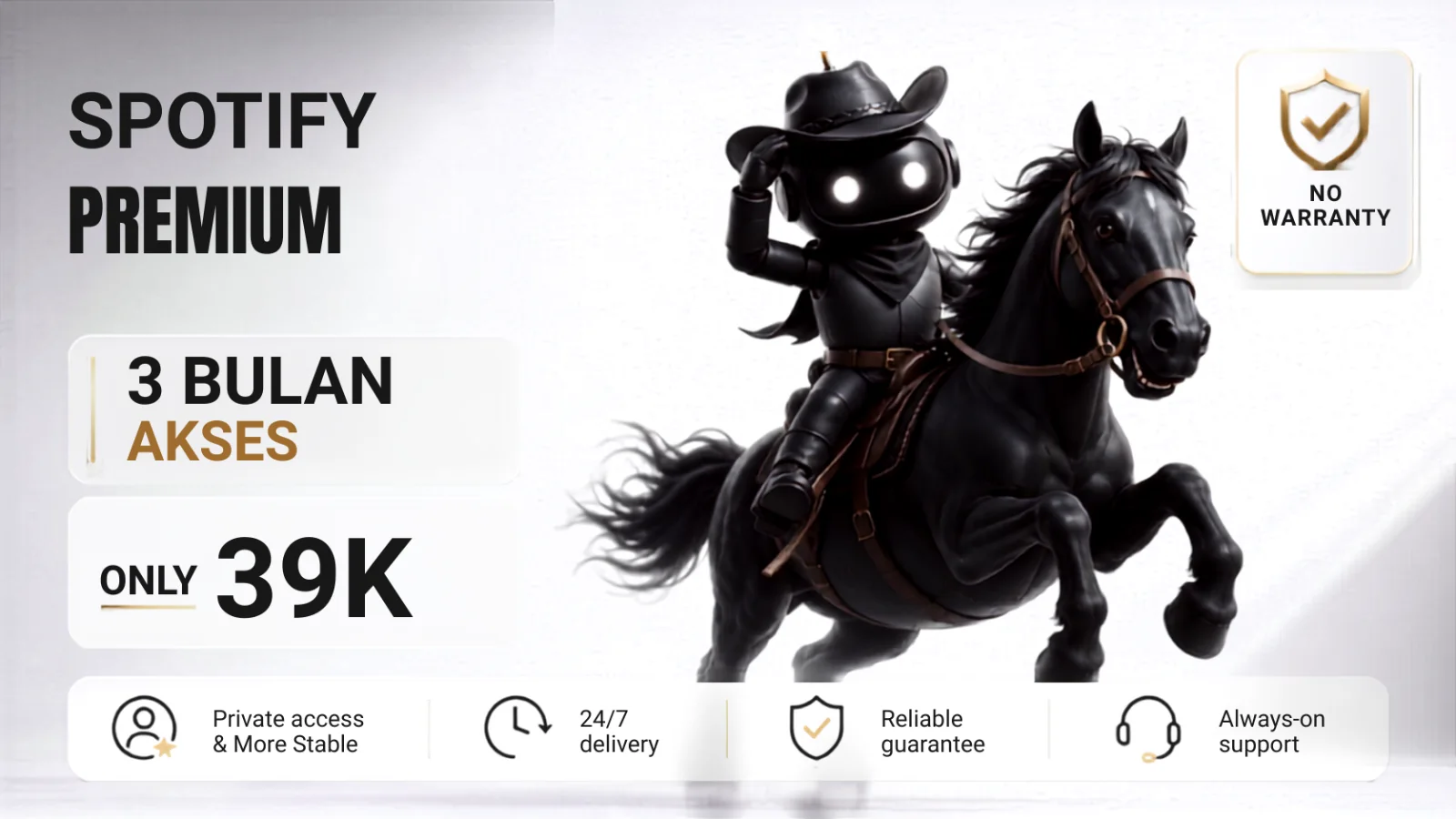 Pratinjau Spotify Premium 3 Bulan Individual