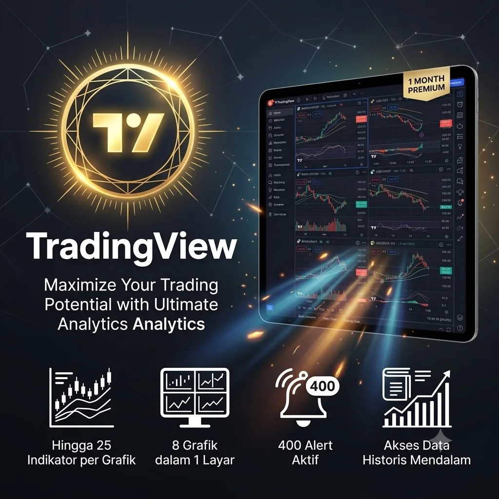Pratinjau Tradingview Premium 1 Bulan