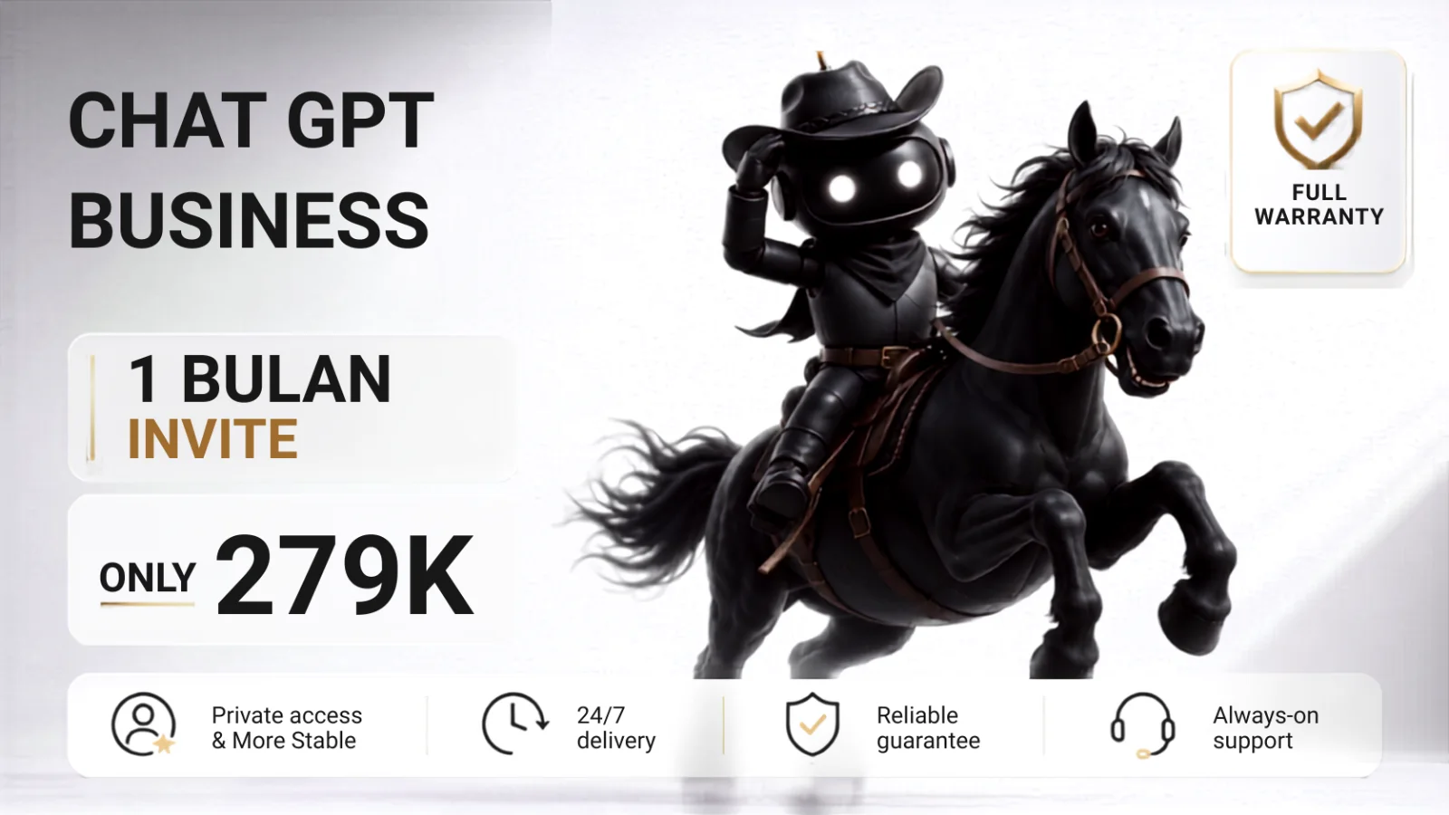 Preview ChatGPT Business — 1 Month | Full Warranty