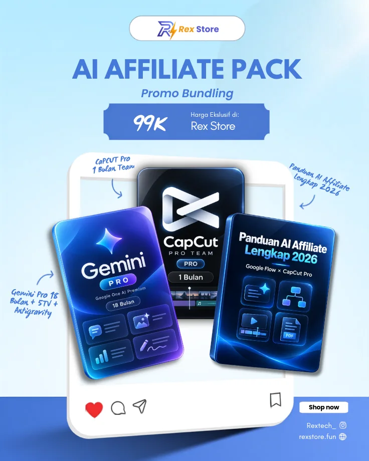 Pratinjau AI Affiliate Pack — Gemini Pro + CapCut Pro + Panduan AI Affiliate 2026