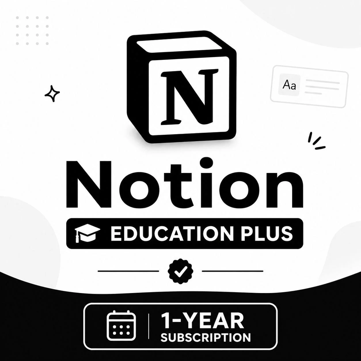 Pratinjau Notion Education Plus 1 Tahun